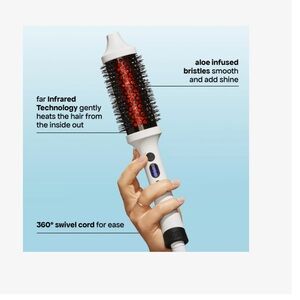 Infrared Thermal Brush with Red and White Design
